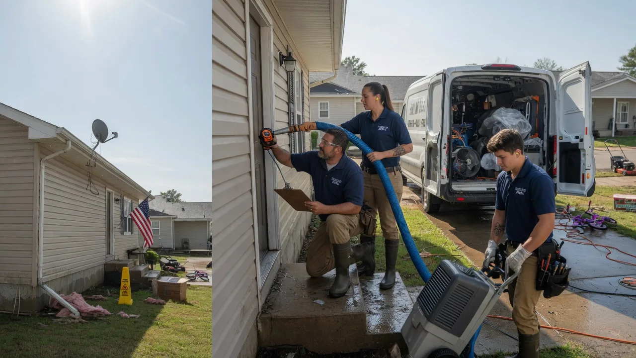 Ceiling Water Damage Restoration in Osage City, KS near me